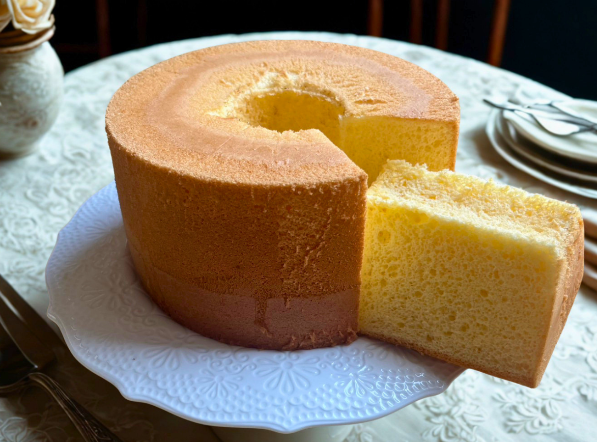 ふわふわのシフォンケーキ